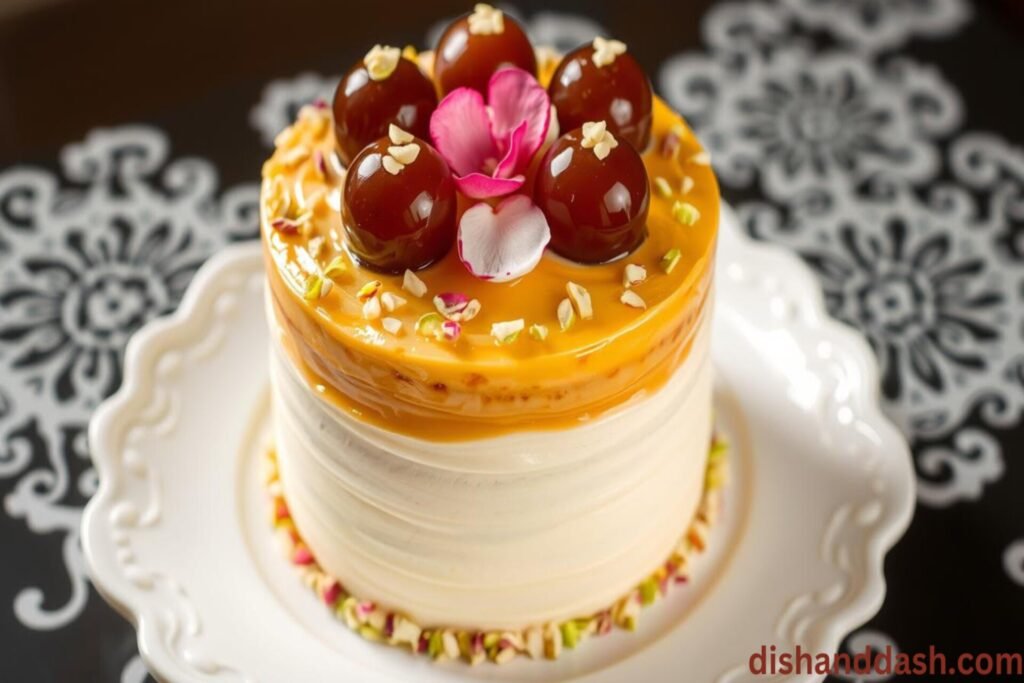 Gulab Jamun Cake